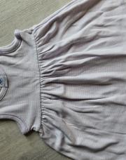 Robe 3 mois petit bateau blanc/mauve