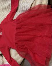 Robe 6 mois rouge à tutu h&m 