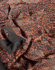Chemisier orange et noir M