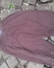 Pantalon court brun