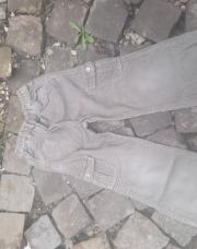 Pantalon côtelé kaki 