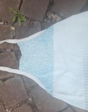 Top coton bleu