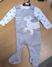 Pyjama salopette Simba avec bodie 3 -6 mois 