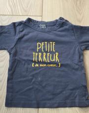 Tshirt 12m TAO petite terreur