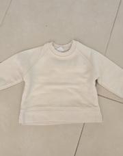 Sweat zara 9-12 mois crème