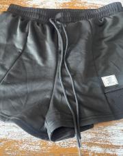 Short noir avec cordon Classic wear 
