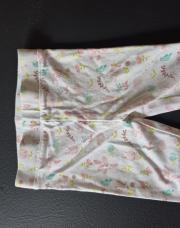 Legging blanc dess.rose lapin 1mois - orchestra