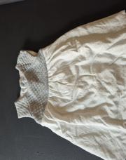 Robe gris blanc petit pois 6mois - obaïbi