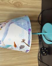 Lampe de chevet Reine des neiges PVC, H. 30cm, E27