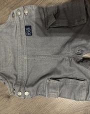 Salopette-short jeans Okaïdi - T. 6 mois