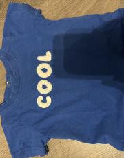 T-shirt bleu TAO - T. 6 mois