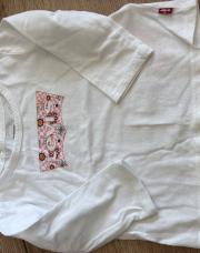 T-shirt L/M Lévis blanc 18 mois 
