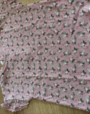 T-shirt rose à fleurs Okaidi 23 mois 