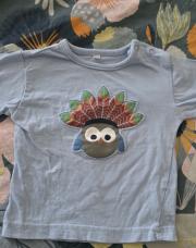 Tshirt 6m bleu oiseau 