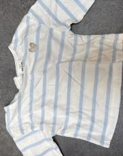Blouse TAO 6M lignées bleu 