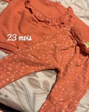 Ensemble couleur rouille 