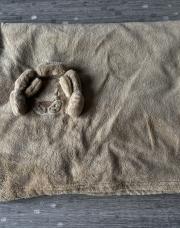 Petite couverture avec tête de lion 
