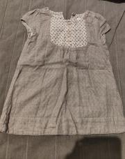 6mois - petite robe légère marron