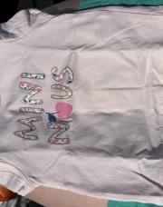 T-shirt mini nous rose TAO 1 mois 