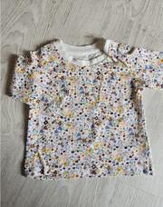 T shirt 0/3 mois fleuri