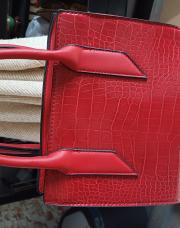 Sac à main rouge 