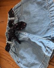 Short en jeans cerises 18 mois 