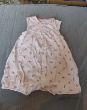 18mois - combi sans manches petits oiseaux