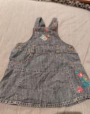 18mois - robe salopette jeans