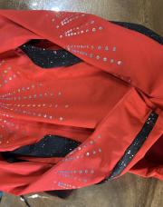 Maillot gymnastique rouge