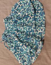2ans - jupe fleurie bleu