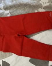 Legging rouge t9 mois 