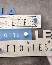 Panneau la tête dans les étoiles 