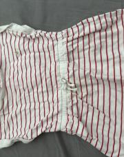 Robe lignée rouge Kiabi 3M