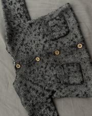 Gilet noir et gris Zara 