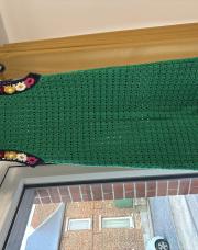 Robe en crochet verte  Zara S (jamais portée) 