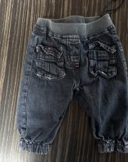 Pantalon jeans croix rose 