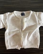 Gilet blanc kiabi 1 mois