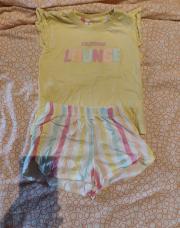 2ans - pyjama été 2pieces jaune