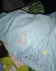 Salopette bleu Mickey 3/6moos 