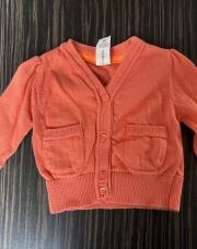 Gilet orange 1mois 