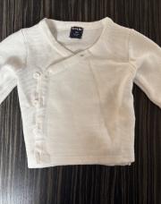 Gilet blanc 1mois 