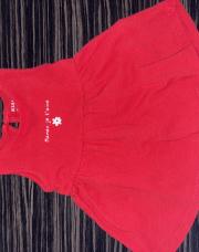 Robe rouge maman je t’aime 3 mois