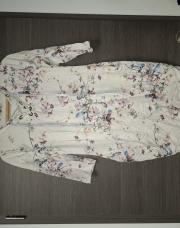 Robe pull fleur M 