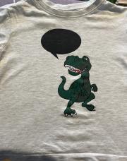 T-shirt courte manche, T-Rex, 3/4 ans