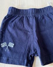 Short bleu drapeau, Baby club, 9 mois