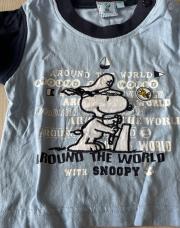 T-shirt courte manche bleu, Snoopy, 3moids