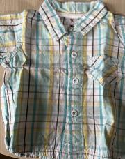 Chemise courte manche à carreaux, Baby club, 3 mois