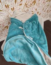 Couverture de promenade pour cosy Noukies bleu