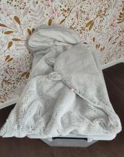 Couverture de promenade pour cosy Noukies grise
