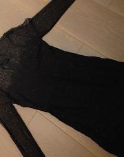 Robe noir dentelles 